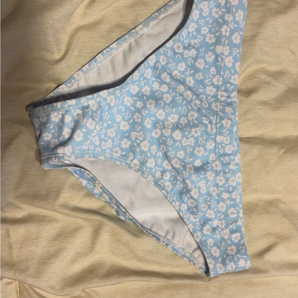 SHEIN Blue Floral Bikini Bottom